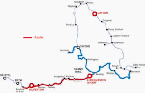 Bradford on Avon and return from Aldermaston