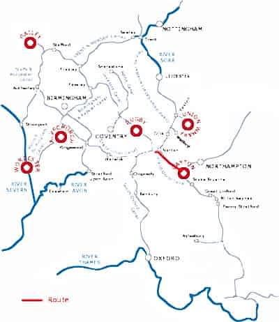 Braunston and return from Gayton