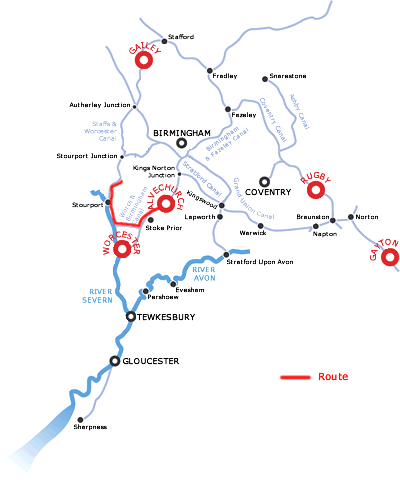 Kidderminster and return from Alvechurch