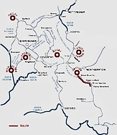 Leighton Buzzard and return from Gayton