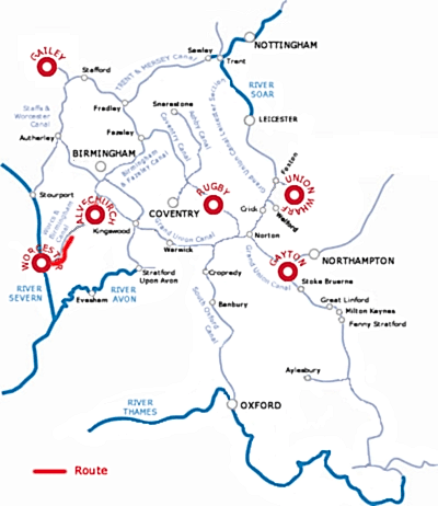 Stoke Prior and return from Worcester