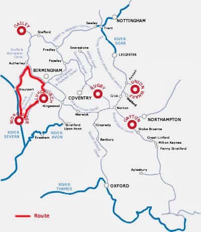 Stourport ring from Alvechurch