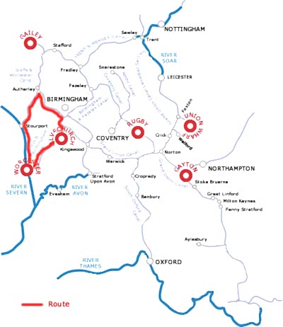 Stourport ring from Worcester