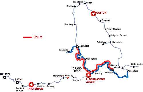 Windsor and Oxford and return from Aldermaston