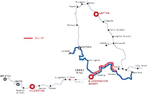 Windsor and return from Aldermaston